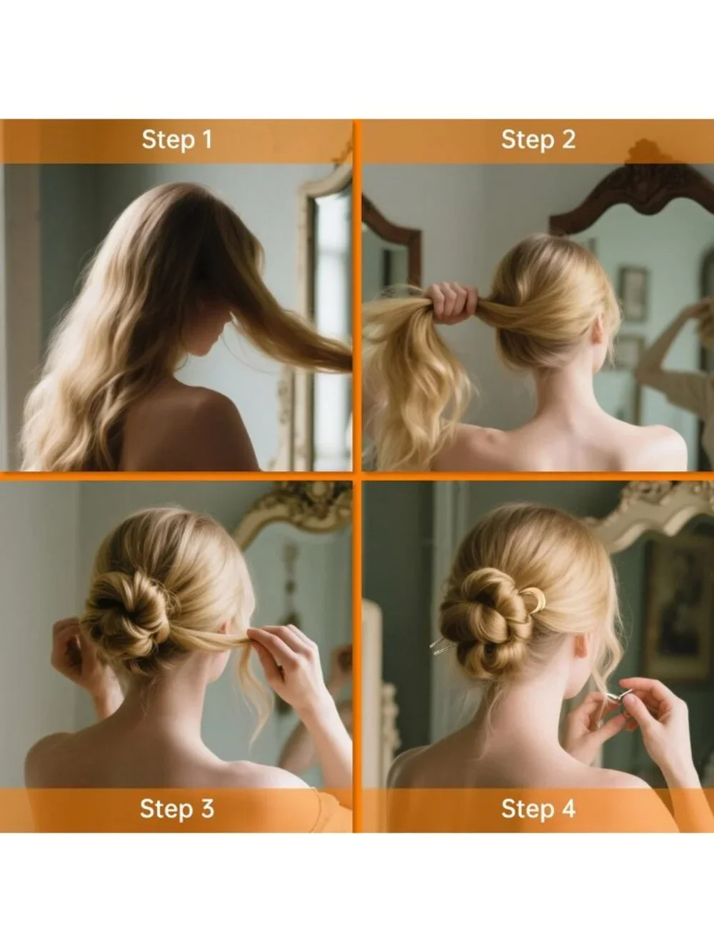 Elegant 3PCS French Hair Pins for Women - Perfect for Twists, Buns & Updos